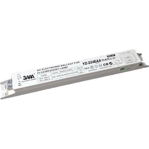 3AAA YZ-224EAA T5-E/TC-L 220-240V 2x24W Fluorescent Lamp AC Electronic Ballasts Instant Start
