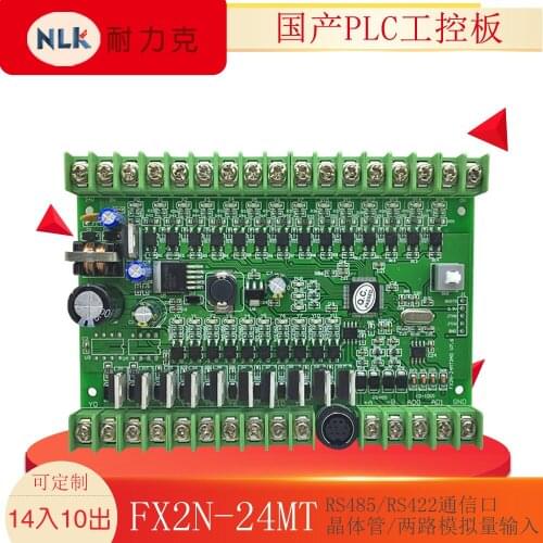 FX2N-24MT+2AD Programmable Controller PLC Industrial Control Board PLC Controller