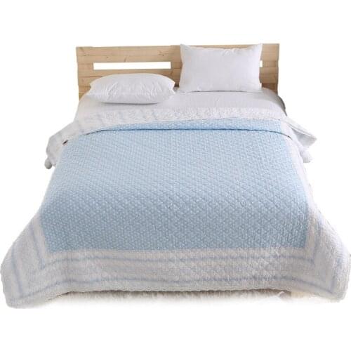 Cotton Quilt Home Textile Summer Cool Napping Blanket Hotel Travel Breathable Antimite Dustproof Air Condition blanket Bed Cover