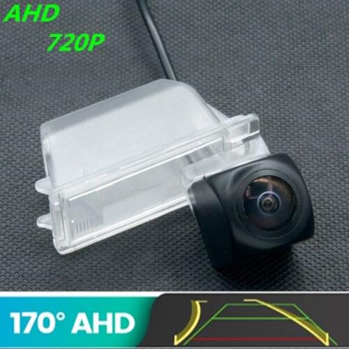AHD 720P Trajectory Fisheye Car Rear View Camera For Ford Fusion sedan 2013-2016 Fiesta MK6 Kuga Explorer Reverse Vehicle Camera