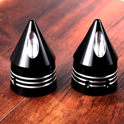 Shallow Cut Front Axle Cap Nut Cover For Harley 2004-2006 Softail 2004-2007 Sportster 883 Models