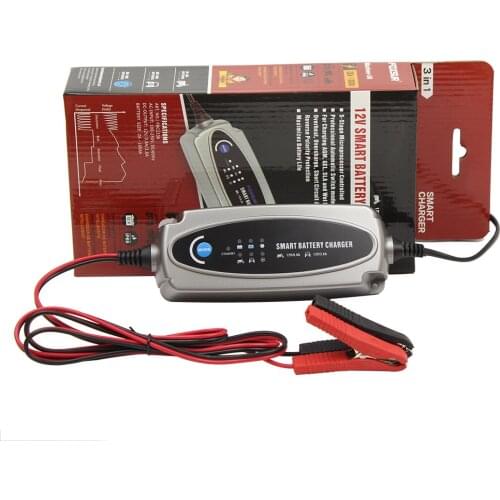 Multi 12V Car Battery Smart Trickle Charger & FREE INDICATOR 56-382 EU plug