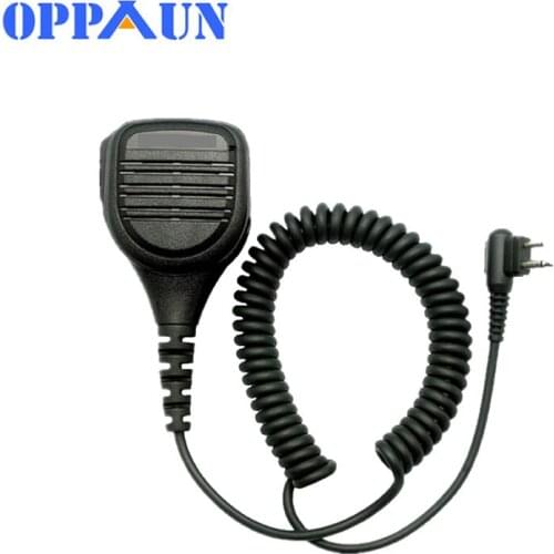 PMMN4013A 2 Pin Handheld Speaker Microphone MIC For MOTOROLA Radios EP450 GP300 GP88s GP2000 Walkie talkie Accessories