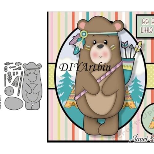 Little bear Cutting Dies new 2020 DIY dies Scrapbooking Paper Making Craft die