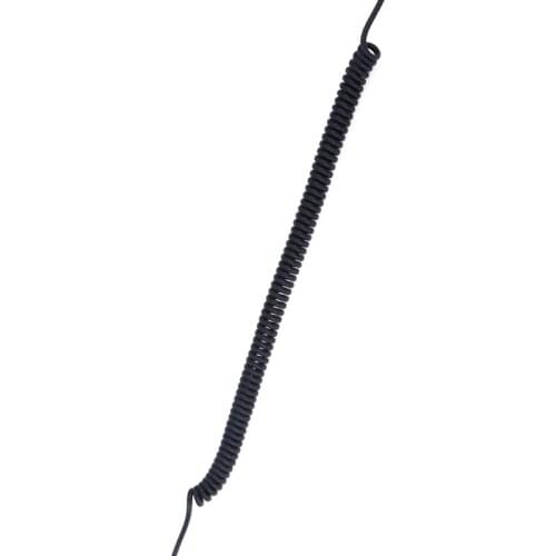 R58A Spiral Acoustic Hollow Air Tube 3.5mm Anti-radiation Headphone Earphone With Mic