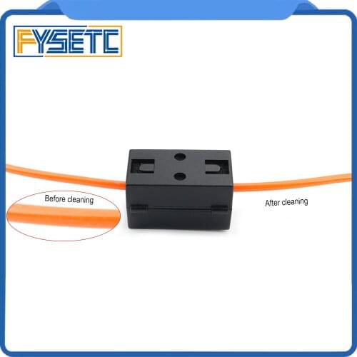 3D Printer Parts Consumable Cleaner 1.75/2.85/3.0mm PLA ABS PETG Filament Feed Dust Removal for PRUSA I3/Anet a8/Ender-3/CR-10