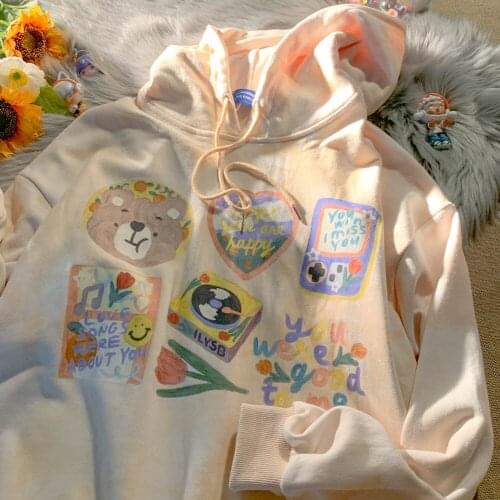 Hip Hop Streetwear Women Sweatshirt Harajuku Designer Plus Size Hoodies Streetwear Teens Clothes Korean Fashion 2021 New Autumn