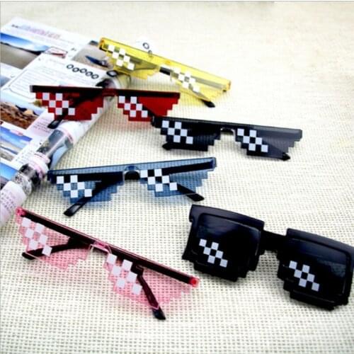Funny Thug Life Glasses Novelty Mini Funny Wearing Accessories Plastic Made Creative Supplies Kids Relieve Boredom