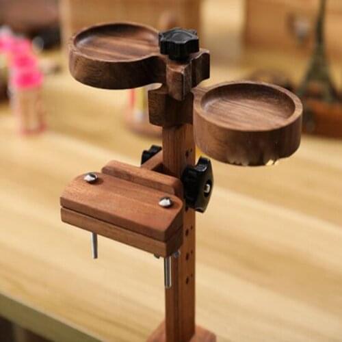 North American Mahogany Table Top Embroidery Clip Fixed Frame Portable Fixed Tool DIY Stretched Solid Wood Embroidery Frame