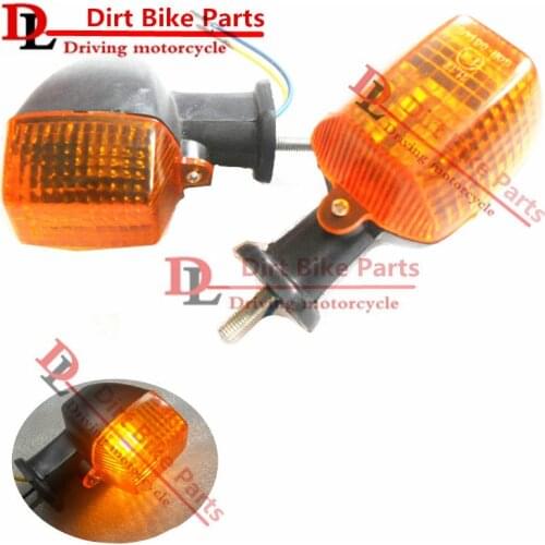 1 pair Motorcycle Turn Signals Light For Kawasaki KLE250 KLE400 KLE 250 400 Signal Not Lights Indicators Flasher Orange