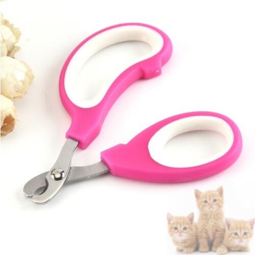 1PCs Pet Nail Clipper Scissors Pet Dog Cat Nail Toe Claw Clippers Scissors Trimmer Grooming Tools Pet Supplies Random Color