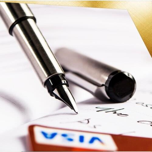 HOT roller ball Pen $1.99 Mens and Womens Stationery Signature Pen Office School Supplier 0.5mm Ink