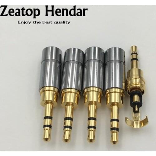 10Pcs Mini 2.5mm Audio Jack Stereo 3 Pole with Clip Plug Adapter for DIY Headset Earphone or Used for Repair Earphone Connector