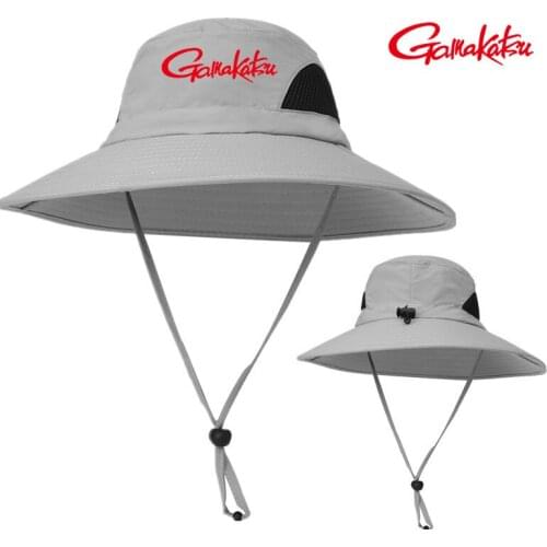 2021 New Autumn Summer Gamakatsu Fishing Hat Male Hat Outdoor Climbing Fang Shai Mao Cowboy Fishing Cap Camouflage Fisherman