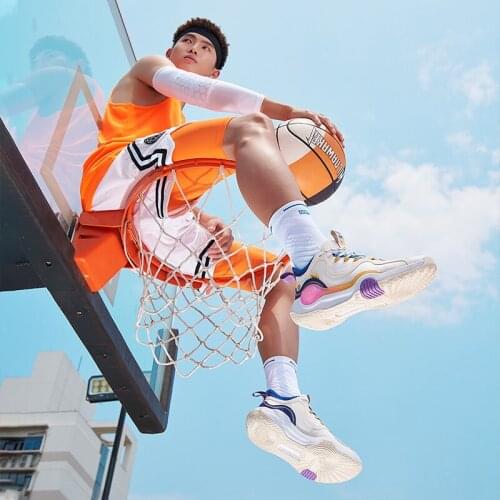 361 Degree men sneakers basketball shoes walking sneakers aron cushion mens sports shoe Basket high top pro 672131106