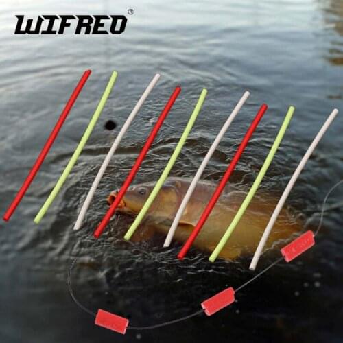 5Packs/100pcs Semi Soft Foam Carp Saltwater Fishing Float Stick Rigs Floam Rigging Tube Cylinder DIY Floats Wholesale Red White