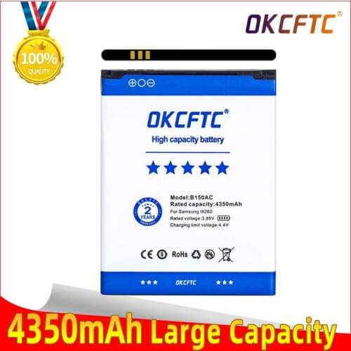 OKCFTC Battery B150AE B150AC For Samsung GALAXY Trend3 G3502 G3508 G3509 I8260 SM-G350E G350E G350 4350mAh