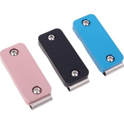 Pool Billiard Accessory Pocket Magnetic Billiards Mini Black Belt Clip Powder Portable Pool Cue Chalk Holder Tip Plastic Snooker