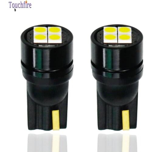 100PCS T10 W5W Canbus 194 168 Car LED Car Bulb 3030smd 4LED No Error Reading Parking Side Marker Position Door Light wholesale