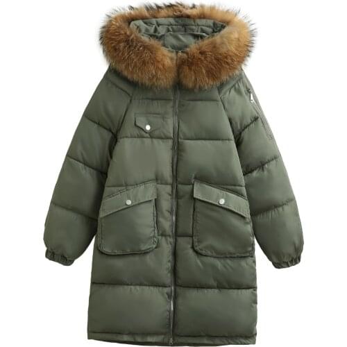 ZB4971 2021 new autumn winter womens fashion loose bread clothing thickened cotton-padded jacket coat tide cheap wholesale