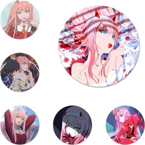 Darling in the franxx anime Badge Brooch Pin Accessories For Clothes Backpack Decoration gift 58mm