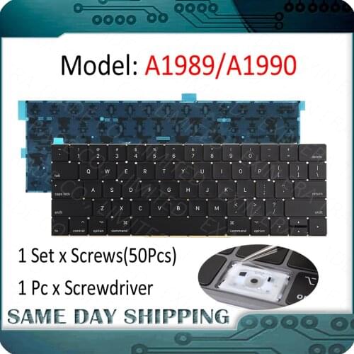 For Macbook Pro A1990 A1989 Keyboard w Backlight Italian Czech Thai Thailand Portuguese Swedish ArabicTurkish Swiss Hungarian