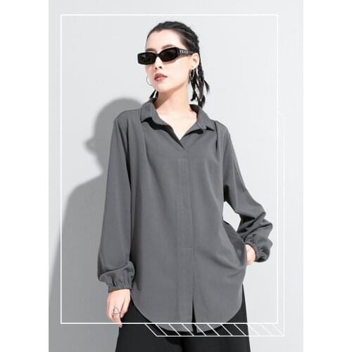 European and American 2021 spring dress large size fashionable cage sleeve shirt T-shirt foreign trade tide brand large size loo