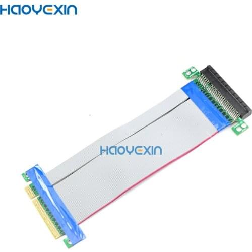 HYX PCIe extension cable PCI e 8X T0 8X extension cable PCI-e PCI express x8 Riser Cables Adapter Converter Connector Flat Cable