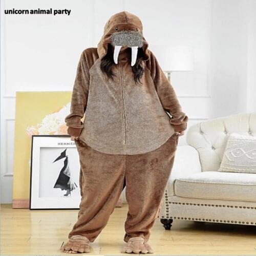 Kigurumi Onesies Cosplay Sea lions Siberian Husky rat happy Clown halloween Christmas Party Pyjamas costumes carnival costume