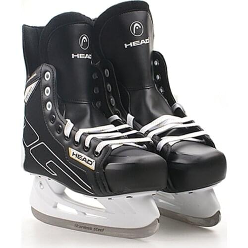 Winter Adult Teenagers Kids Professional PU Thermal Warm Thicken Ice Hockey Skates Shoes With Ice Blade Comfortable Beginner