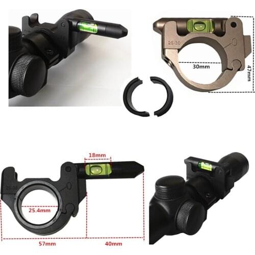 FIRECLUB Tactical Rifle Scope Mount Sights for 25.4/30mm Riflescope Tubes Bubble Spirit Level Hunting Accessories