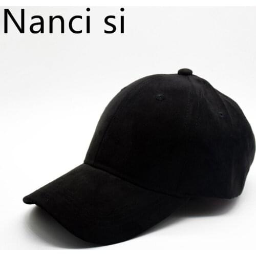 Nanci si 9 Panel Solid Color Faux Suede Baseball Cap Snapback Caps Casquette Hats Fitted Casual Gorras Dad Hats For Men Women