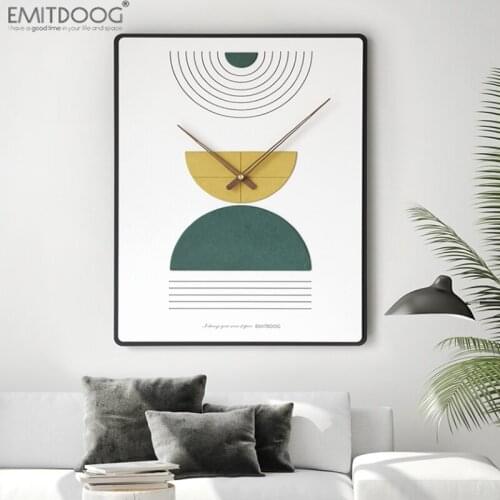 Living room creative modern simple artist with frameless decoration clock wall clock wall clock modern design