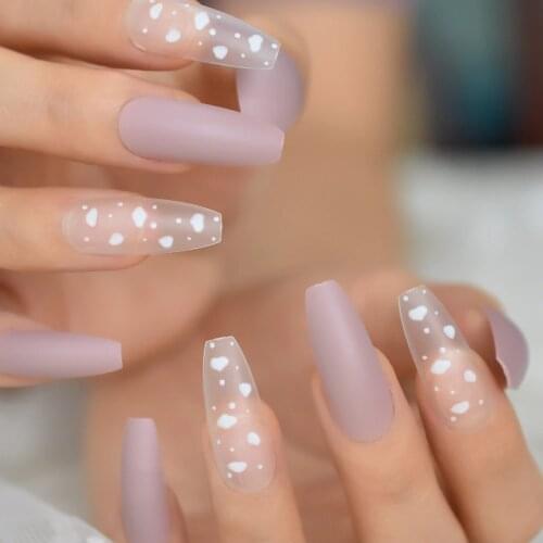 Original Designed Mixed Press On Nails 2021 Coffin Tips Full Cover Extra Long Nails Lovely Pattern Supplies For Professionals