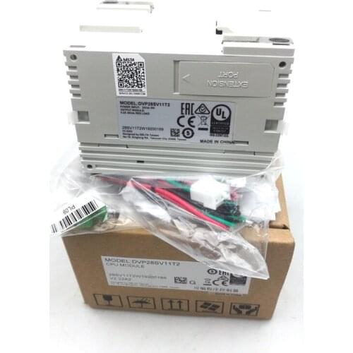 Original Delta DVP28SV11T2 DC24V PLC Programming controller 16DI 12DO transistor input
