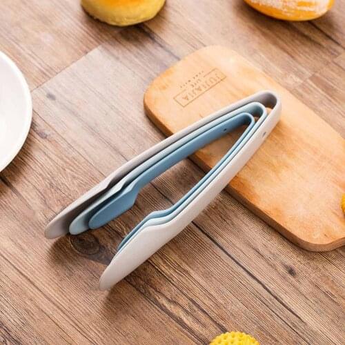 OTEHRHOUSE 3 in 1 Kitchen Food Tong Plastic Thicken BBQ Tong Pizza Pies Clip Fish Meat Bread Clamp Utensils Kitchen Tools