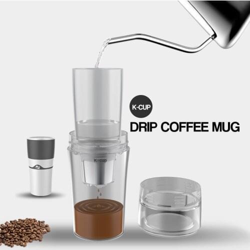 Mni Portable Drip Coffee Maker Travel Mug Single-Serve Manual Coffee Machine