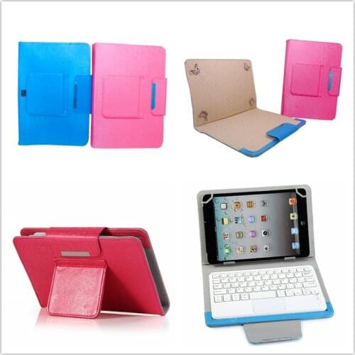 Hot Sales 10.1''Universal Leather Case Smart Magnetic PU For Tablet Flip Tri-fold Bracket Stand Cover Protective Shell