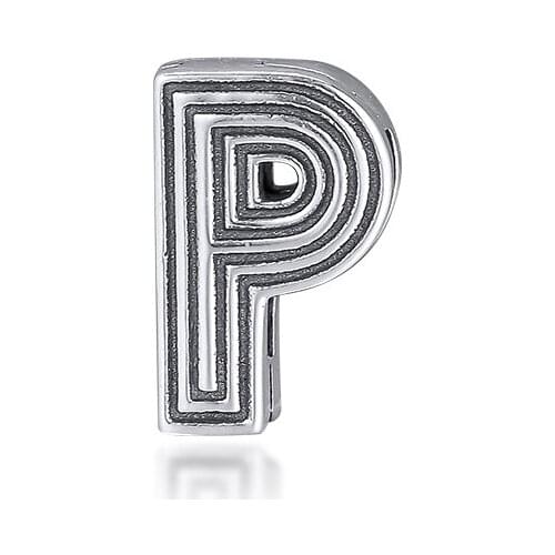 Reflexions Letter P Clip Beads 925 Sterling Silver Women Charms for Jewelry Making Fits Original Bracelet kralen