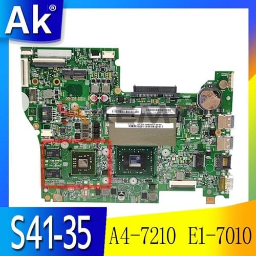 S41-35 LT415 AMD for Lenovo S41-35 Laptop motherboard A4-7210 E1-7010 A6-7310 M330 2G