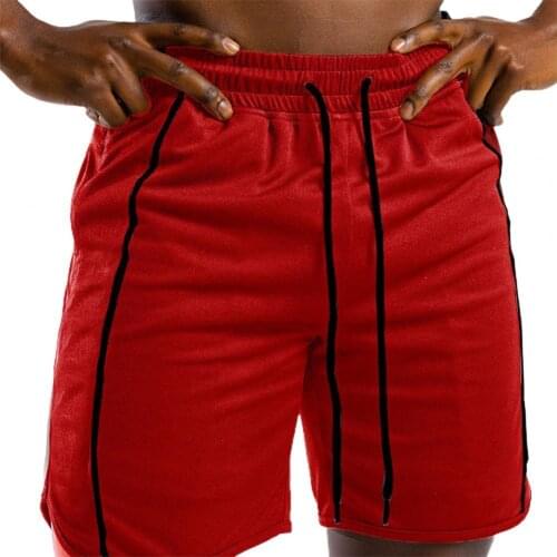 Summer Men Shorts Plus Size Cotton Blend Drawstring Quick Drying Casual Solid Color Elastic Waist Short Mens Beach Wear 2021