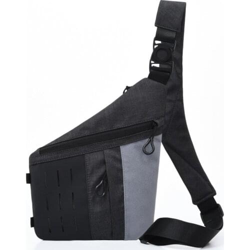 Oxford Messenger Anti-Theft Waistbag Packaging Belt Bags for Business Men Chest Bags Fashion New Panelled