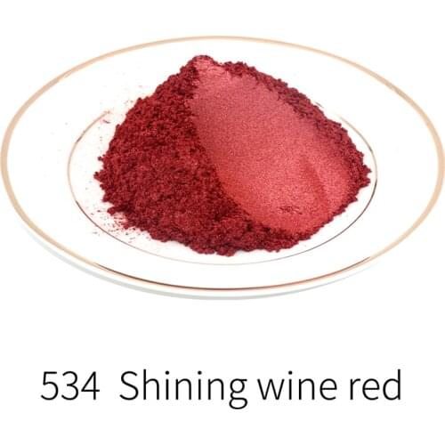 Type 534 Pigment Pearl Powder Healthy Natural Mineral Mica Dust DIY Dye Colorant 50g for Soap Automotive Eye Shadow Art Crafts
