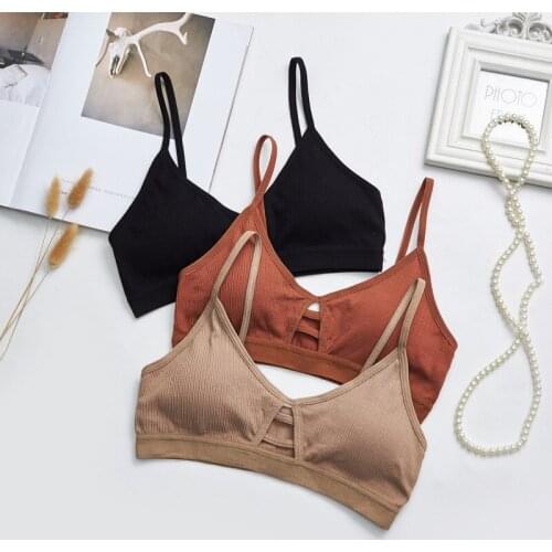 Sexy Camisole for Women Tank Crop Tops Female Solid Color Crop Top Female Streetwear Padded Sleeveless Summer Top Womens Camis