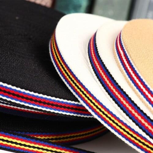 1.0cm Mercerized Cotton Ribbon Silk Cotton Ribbon Color Ribbon High Texture Soft Ribbon Webbing