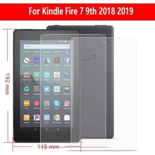 2.5D Tempered Glass 9H Protective Film Explosion-proof Screen Protector For Amazon Kindle Fire HD 7 8 10 2019 2018 2017 Tablet