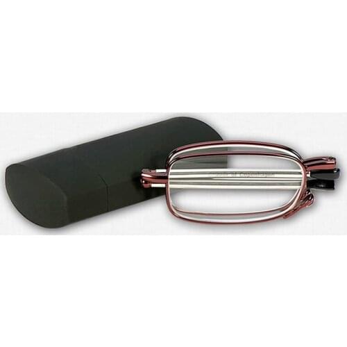 2019 MINI Design Reading Glasses Men Women Folding Glasses Business Folding Anti Fatigue Reading Glasses High Grade Foldable P