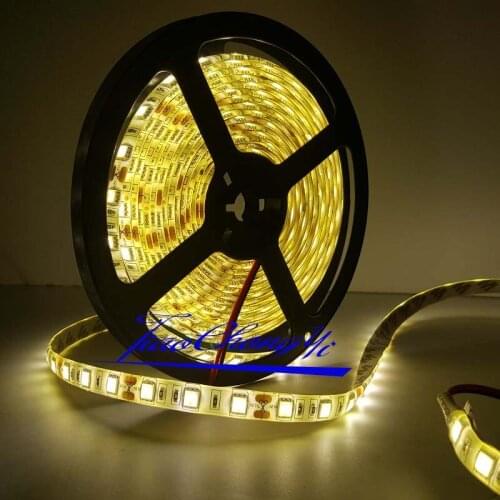 5-100M Warm White DC12V 5050 SMD 300LED Strip light flexible 60led/m waterproof IP65 NEW