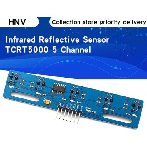 5 Channel Infrared Reflective Sensor TCRT5000 IR Photoelectric Switch Barrier Line Track Module Obstacle Avoidance Sensor