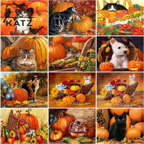 Diamond Painting Animals Dog Embroidery Crossing Cat Picture Diydiamond Mosaic Art Fairy Tale Cross Stitch Home Decoration